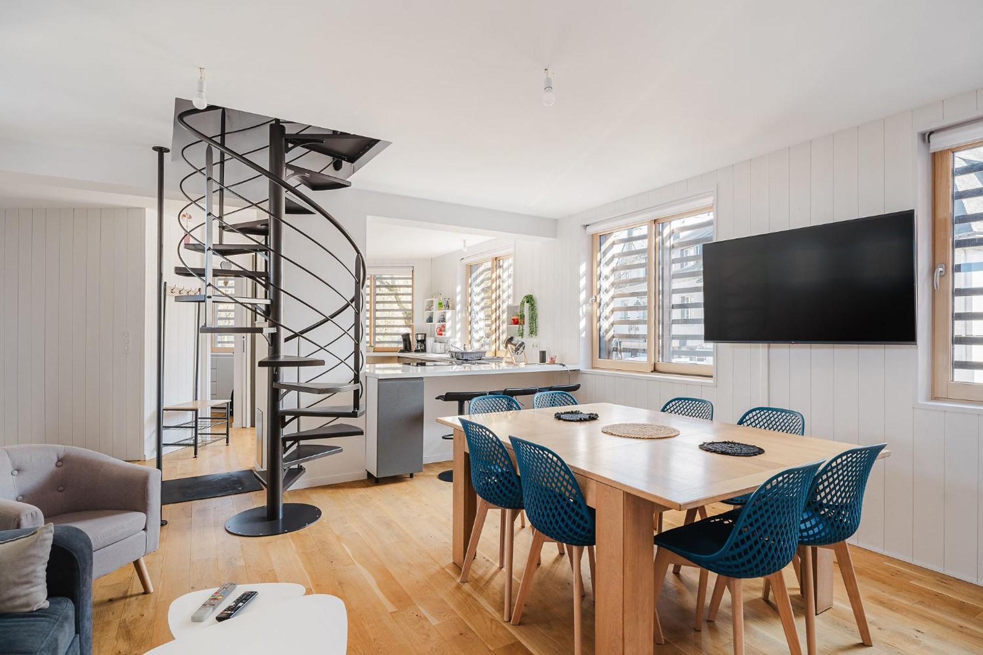 L'Atelier, Appartement Lumineux Et Cosy Ploermel Luaran gambar
